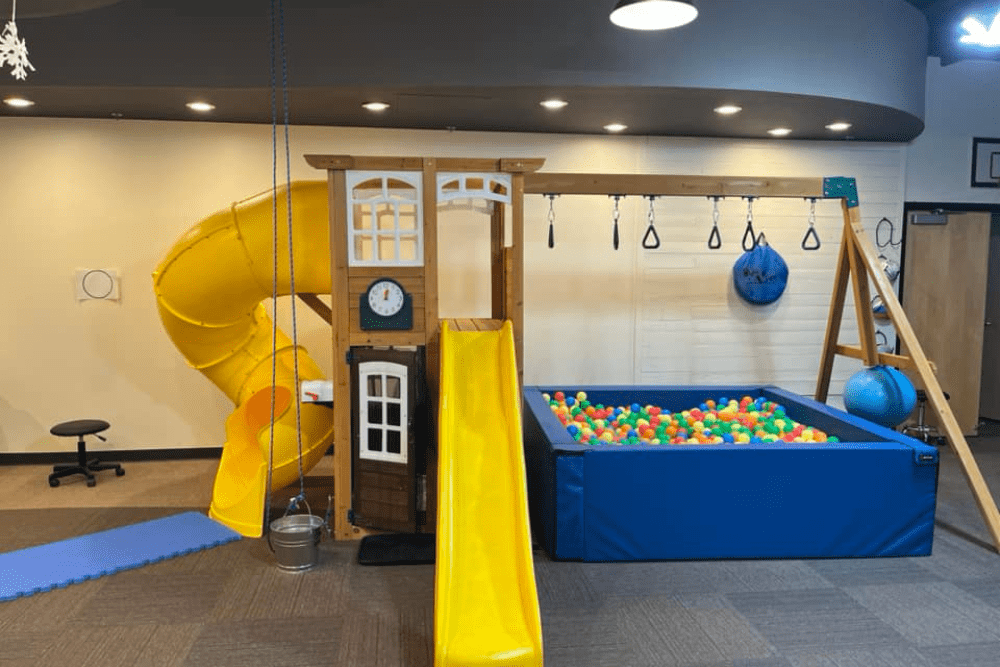 Playset inside Jarvis Pediatric Therapy in Rogers, AR
