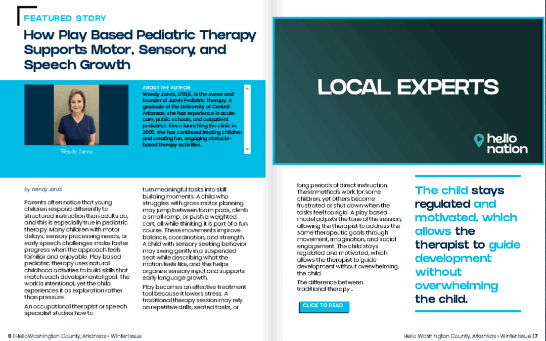 National Recognition for Pediatric Therapy: Wendy Jarvis Featured in HelloNation Video Magazine
